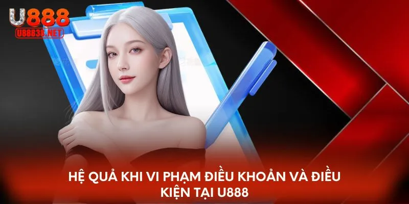 Hệ quả khi vi phạm điều khoản và điều kiện tại U888